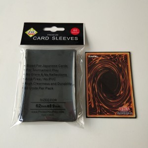 Mânecă pentru carduri japoneze de dimensiuni mici Yugioh, mânecă de carte mată pentru jocuri 62X89mm
