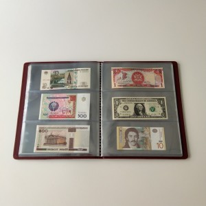 Colecționar album de legătură pentru stocarea monedei roșii
